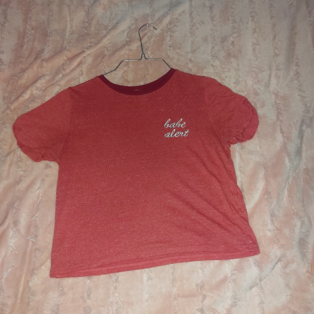 Orange short sleeve  size S